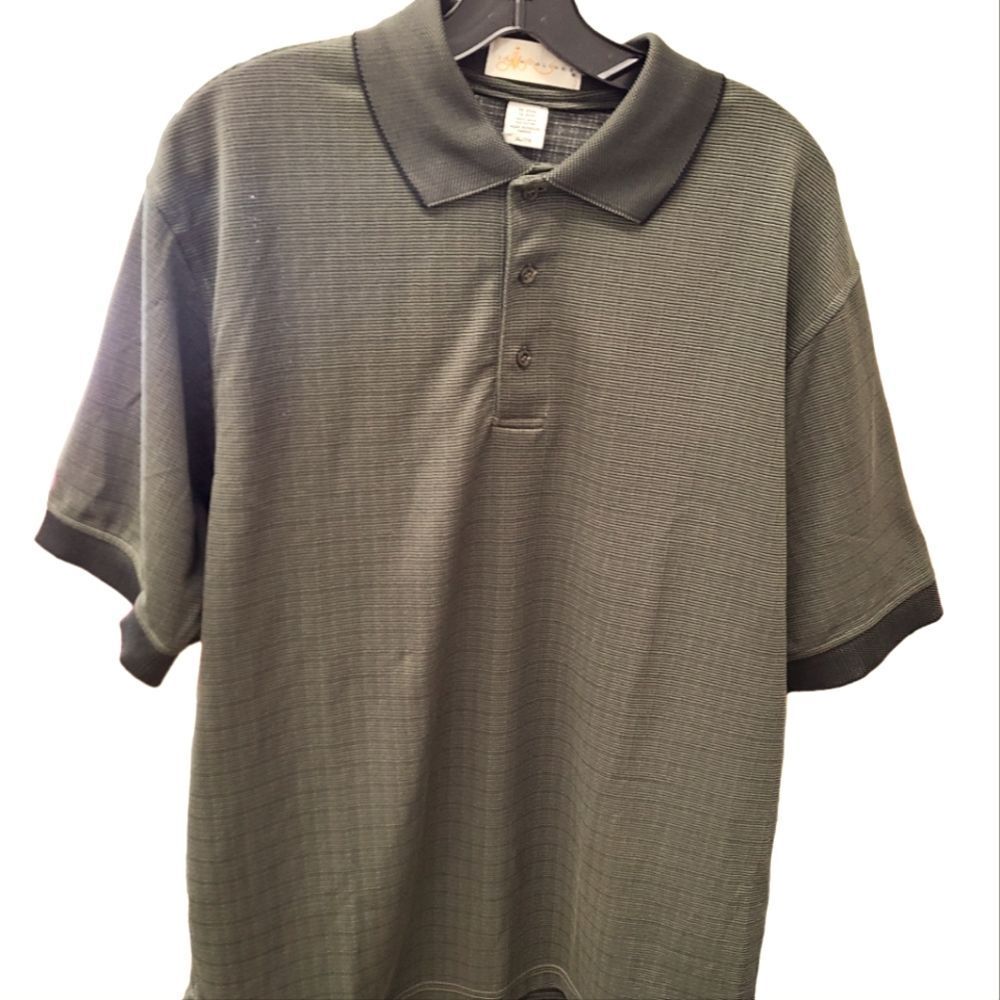 IL Migliore Olive Green Bushnell Embroidered Shirt size XL NEW TAGS Shirt Sleeve